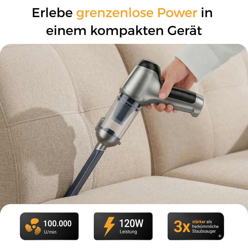 Dripl TurboFlow Pro Handstaubsauger 6 in 1