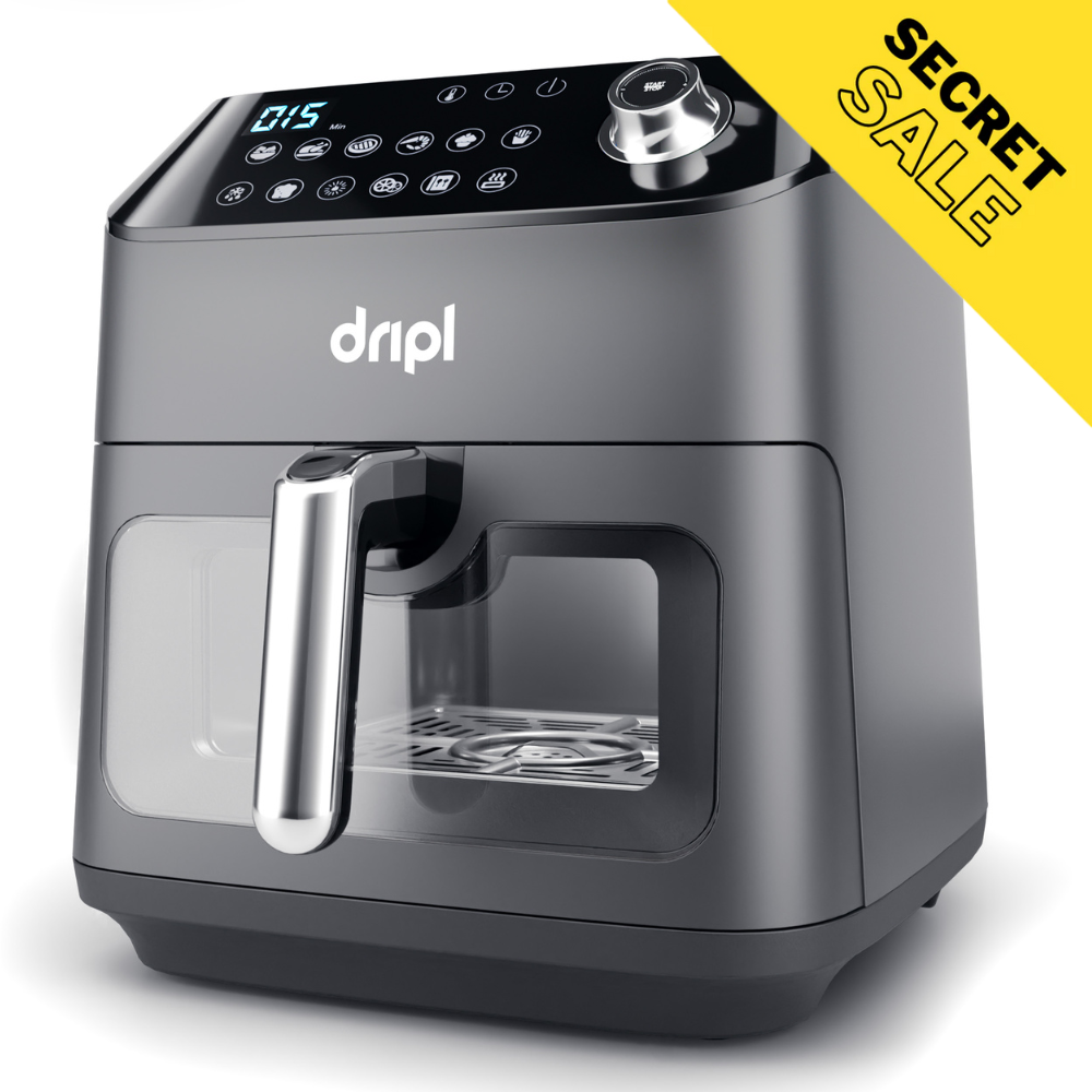 Dripl Heißluftfritteuse 5,7L mit LCD Touchscreen - Secret Sale