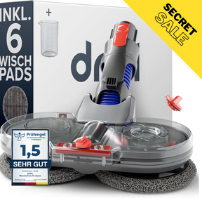 Elektrischer Wischaufsatz passend für Dyson - Secret Sale