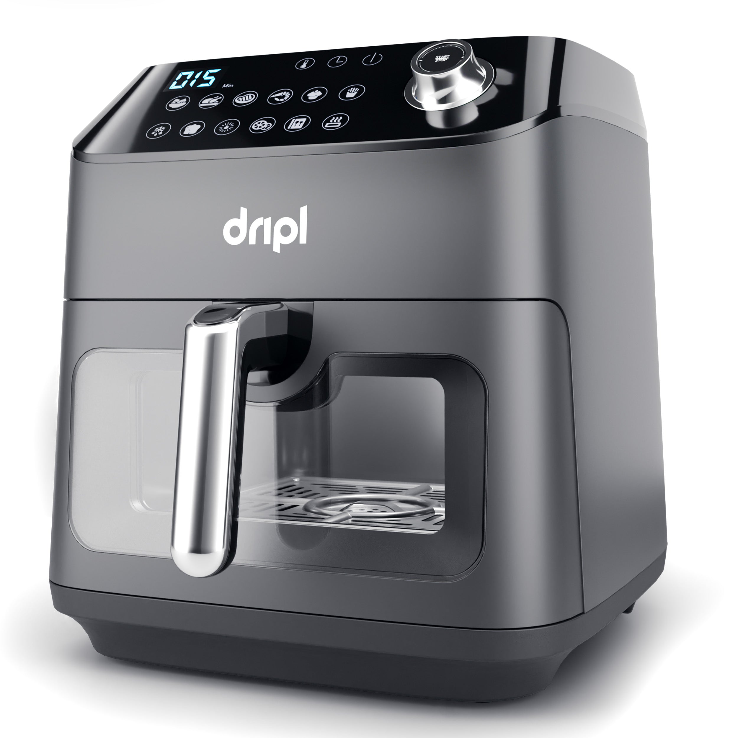 Dripl Heteluchtfriteuse 5,7L met LCD Touchscreen